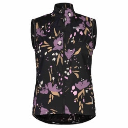 Maloja SeisM. Printed Vest Women's in Deep Black Brushflower
